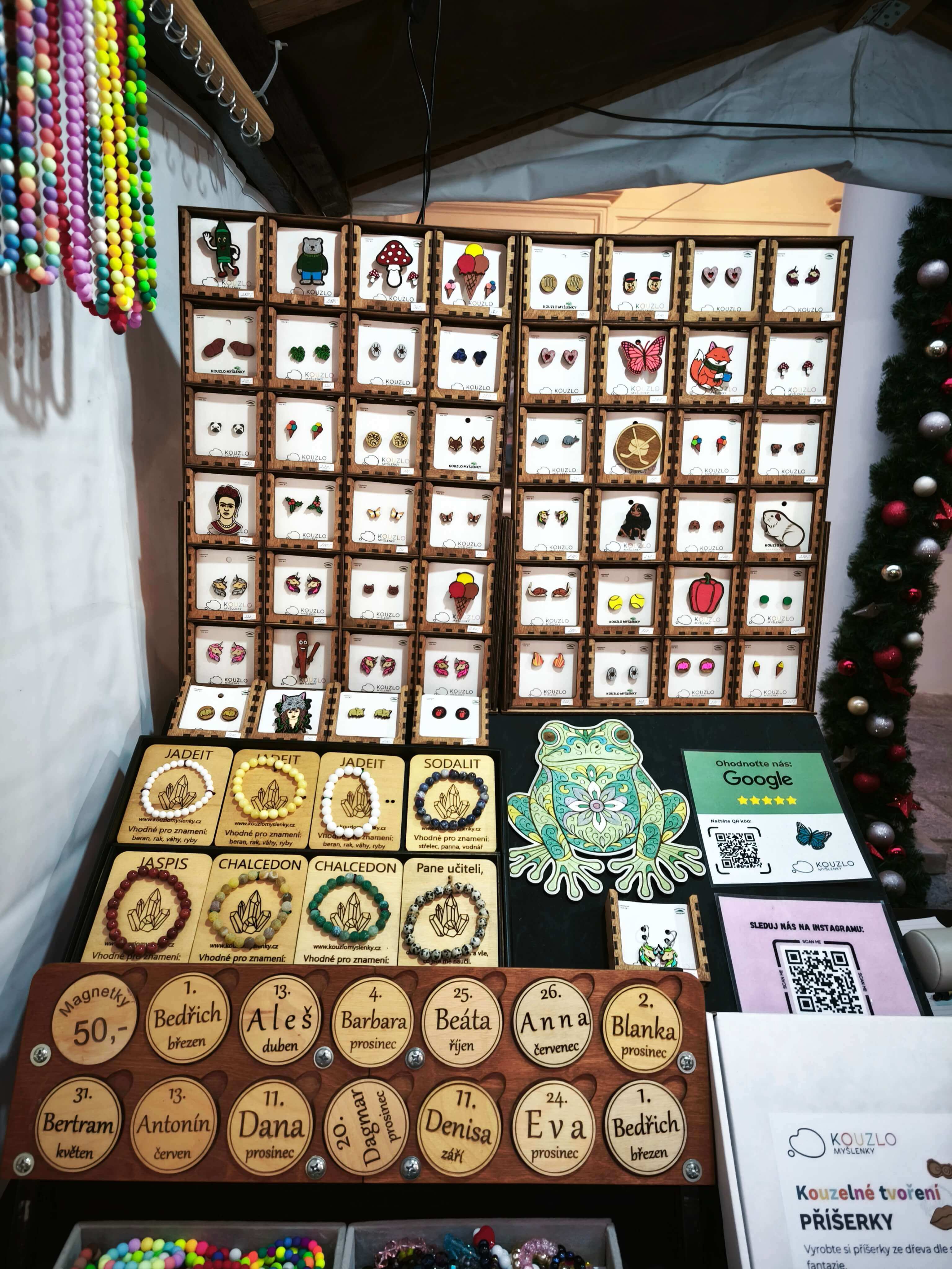 stánek Kouzlo Myšlenky palác Liebieg